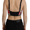 Dolce & Gabbana Floral Print Cropped Corset Top