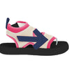 Off-White Fuchsia Neoprene Suede Sandals