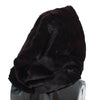 Dolce & Gabbana Exclusive Purple Weasel Fur Hooded Scarf