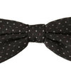 Dolce & Gabbana Elegant Polka Dot Silk Bow Tie