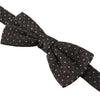 Dolce & Gabbana Elegant Polka Dot Silk Bow Tie