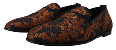 Elegant Floral Slip-On Loafers