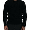 Dolce & Gabbana Elegant Black Logo Wool Sweater