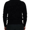 Dolce & Gabbana Elegant Black Logo Wool Sweater