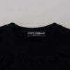 Dolce & Gabbana Elegant Black Logo Wool Sweater