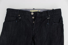 Elegant Straight Fit Blue Mens Jeans