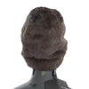 Dolce & Gabbana Luxurious Brown Weasel Fur Beanie