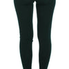 Dolce & Gabbana Emerald Treasure High Waist Cashmere Pants