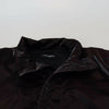 Dolce & Gabbana Elegant Bordeaux Collared Jacket