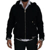 Dolce & Gabbana Elegant Black Bomber Jacket with Hood