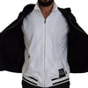 Dolce & Gabbana Elegant Black Bomber Jacket with Hood