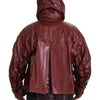 Dolce & Gabbana Elegant Bordeaux Full Zip Hooded Jacket