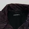 Dolce & Gabbana Elegant Purple Biker Jacket