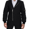 Dolce & Gabbana Elegant Black Virgin Wool Jacket