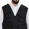 Dolce & Gabbana Elegant Sleeveless Vest Jacket in Black