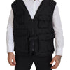 Dolce & Gabbana Elegant Sleeveless Vest Jacket in Black