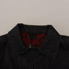 Dolce & Gabbana Elegant Black Denim Jacket