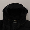 Dolce & Gabbana Elegant Black Hooded Parka Winter Jacket