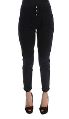 Sleek Slim Fit Black Denim Jeans