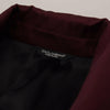 Dolce & Gabbana Elegant Bordeaux Double-Breasted Jacket