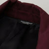 Dolce & Gabbana Elegant Bordeaux Double-Breasted Jacket