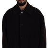 Dolce & Gabbana Elegant Black Alpaca Wool Blend Jacket