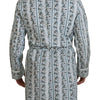 Dolce & Gabbana Elegant Floral Cotton Jacket Robe