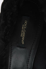 Dolce & Gabbana Elegant Pumps in Luxe Xiangao Fur Leather