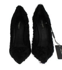 Dolce & Gabbana Elegant Pumps in Luxe Xiangao Fur Leather