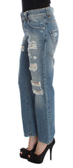 Chic Boyfriend Blue Wash Jeans