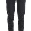 Ermanno Scervino Chic Black Regular Fit Trousers