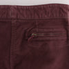 Ermanno Scervino Chic Bordeaux Capri Cropped Cargo Pants