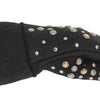 Dolce & Gabbana Elegant Studded Gray Wool Gloves