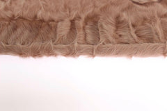 Elegant Beige Suede Elbow-Length Gloves