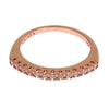 Nialaya Exquisite Gold-Plated Sterling Silver Ring