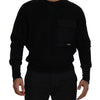 Dolce & Gabbana Elegant Crewneck Cotton Blend Sweater