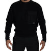 Dolce & Gabbana Elegant Crewneck Cotton Blend Sweater