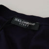 Dolce & Gabbana Elegant Virgin Wool Cardigan Sweater in Blue