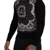 Dolce & Gabbana Elegant Wool Silk Blend Crewneck Sweater