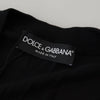 Dolce & Gabbana Elegant Wool Buttoned Black Cardigan