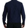 Dsquared² Svelte Dark Blue Cotton Shirt