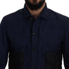 Dsquared² Svelte Dark Blue Cotton Shirt