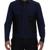 Dsquared² Svelte Dark Blue Cotton Shirt