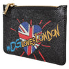 Dolce & Gabbana Elegant Leather Coin Wallet with Zip Closure