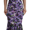 Dolce & Gabbana Floral Elegance Midi Sheath Dress