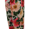 Dolce & Gabbana Exquisite Silk High Waist Pants