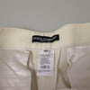 Dolce & Gabbana Elegant Ivory High-Waist Wool Pants