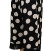 Dolce & Gabbana Polka Dot Silk Mid Waist Pants