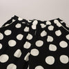 Dolce & Gabbana Polka Dot Silk Mid Waist Pants