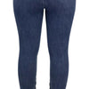 Dolce & Gabbana Blue High Waist Stretchable Skinny Pants Jeans